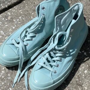 Leather converse chuck taylor all star high top M7 1/2, W9 1/2
